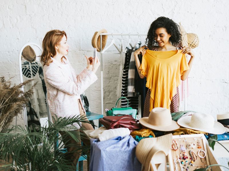 como vender roupas online​ - descrições